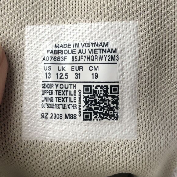 Converse All Star High Tops Eternal Earth Brown Youth Size 13 - 19 CM - Picture 7 of 9